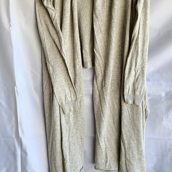 Cotton/Cashmere Blend Asymmetrical Cardigan/Wrap - Picture 6 of 8